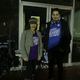 Jennyfer Almanzar and Irmin Ahmetovic, canvassing for Ocasio-Cortez near the Queens Center Mall.